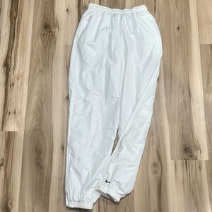 Nike Vintage 90’s White Windbreaker Joggers Track Pants Women’s Large